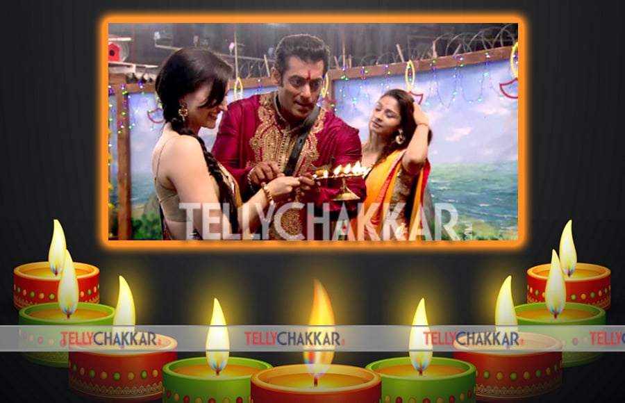 Diwali celebrations in the Bigg Boss house