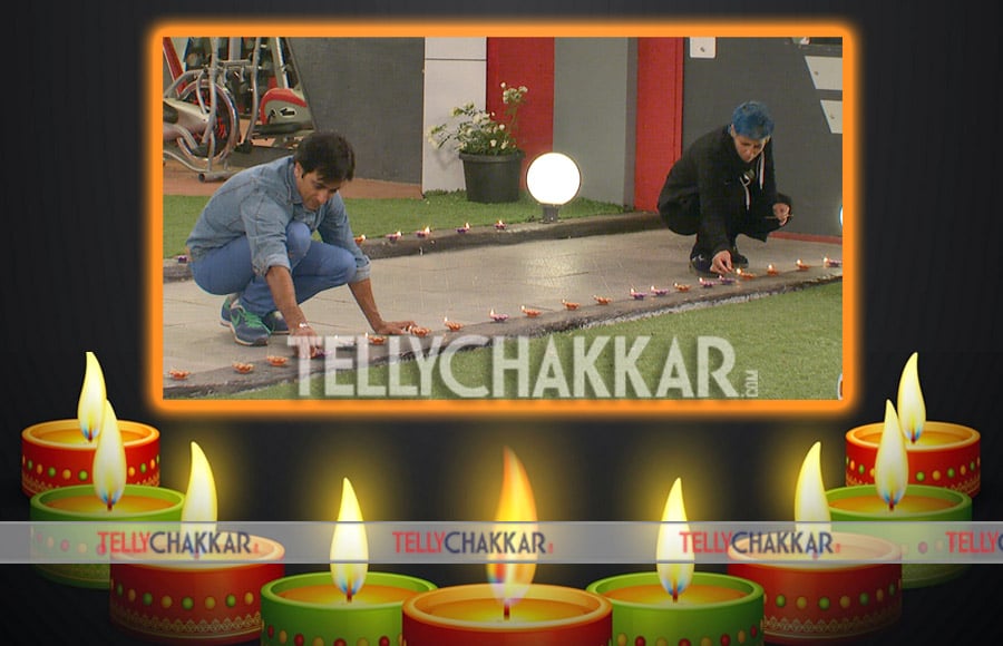 Diwali celebrations in the Bigg Boss house