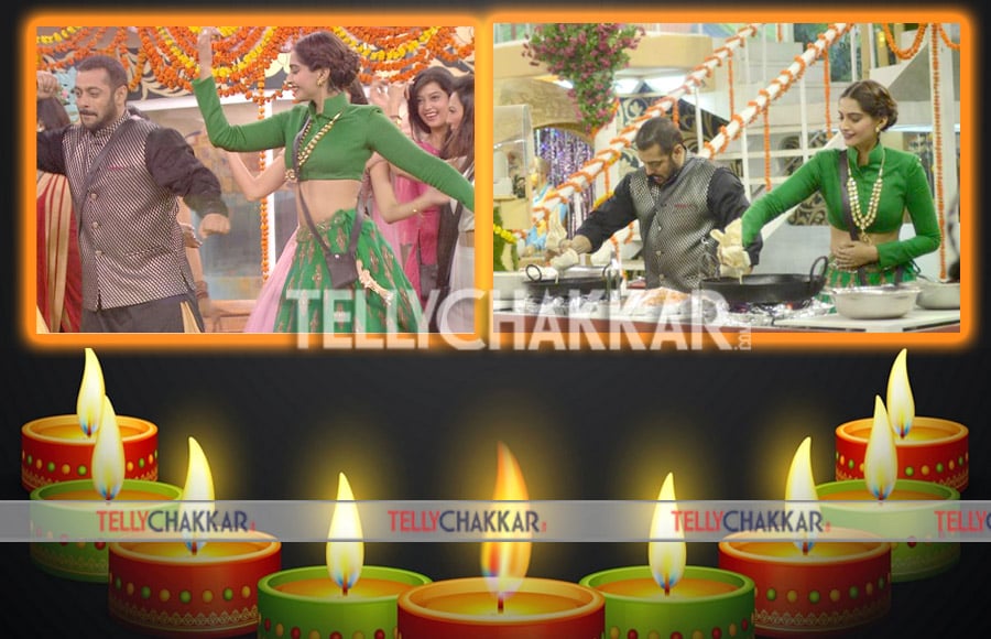 Diwali celebrations in the Bigg Boss house