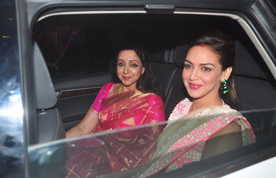 Hema Malini with Esha Deol