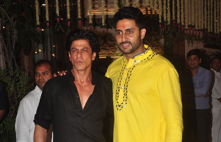 Shah Rukh Khan and Abhishek Bachchan