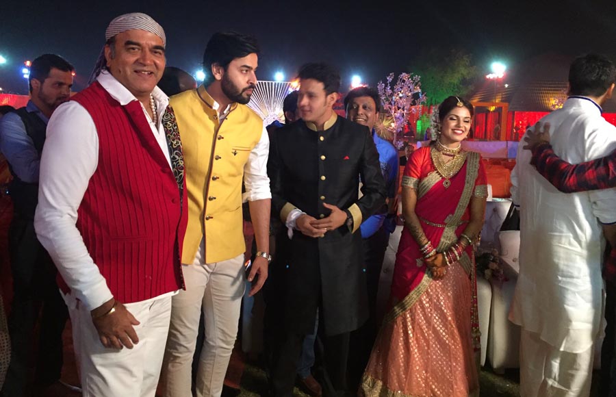 Aniruddh and Shubhi's sangeet ceremony