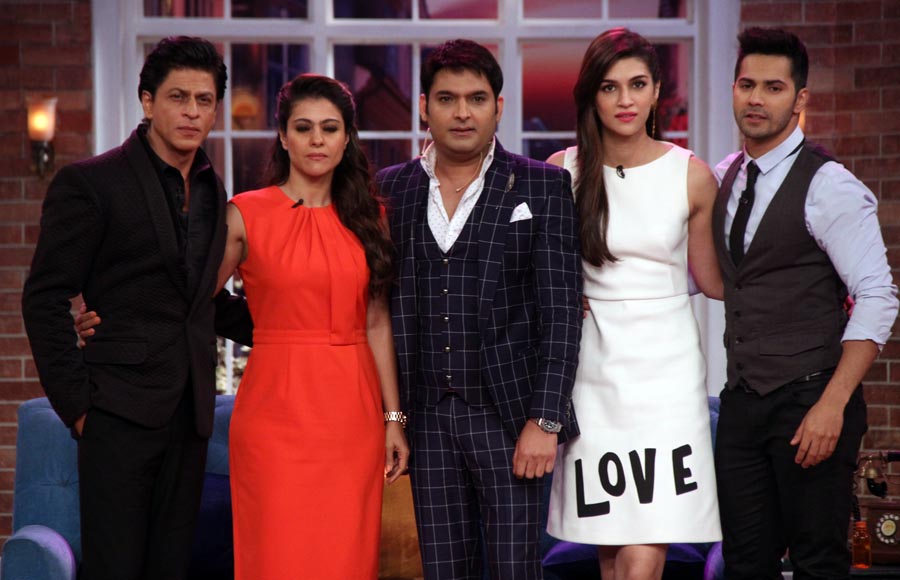 Shah Rukh Khan, Kajol, Kapil Sharma, Kriti Sanon and Varun Dhawan