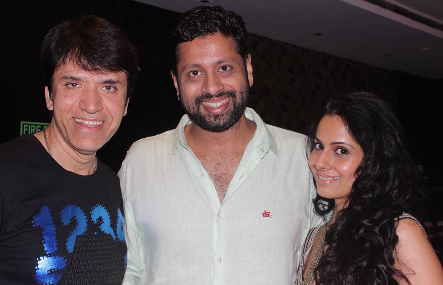 Chhavi Mittal and Husband with Sooraj Thapar