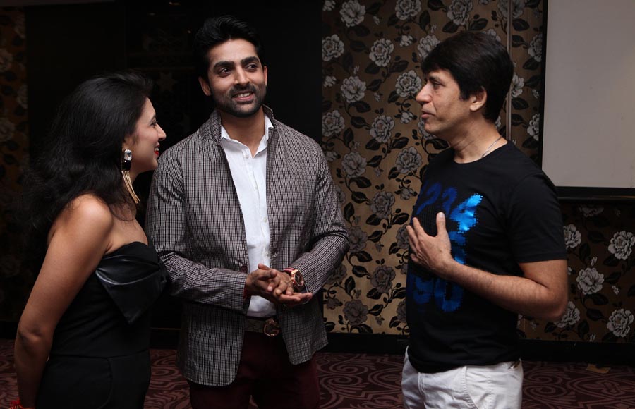 Neha, Adhvik and Sooraj Thapar