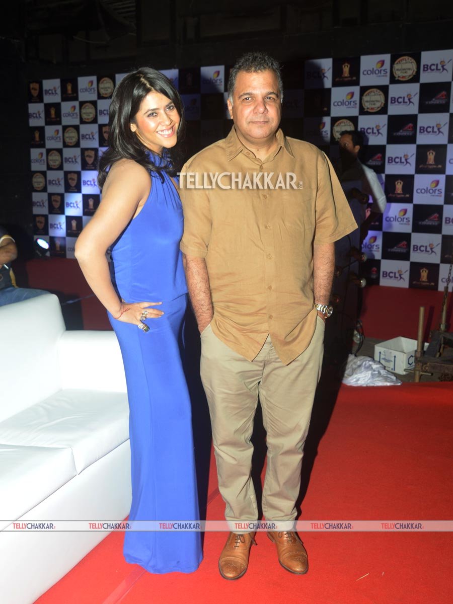 Ekta Kapoor and Raj Nayak (Colors, CEO)