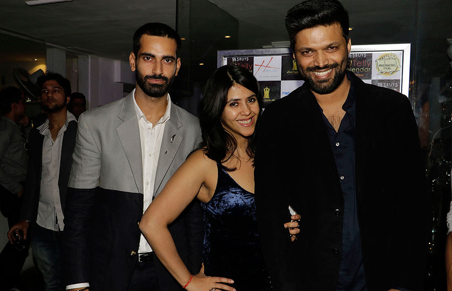 Sunny Arora, Ekta Kapoor and Anand Mishra