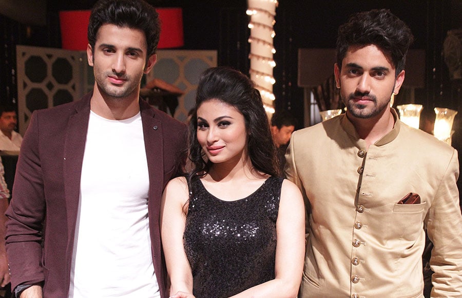 Siddhant Gupta, Mouni Roy and Zain Imam