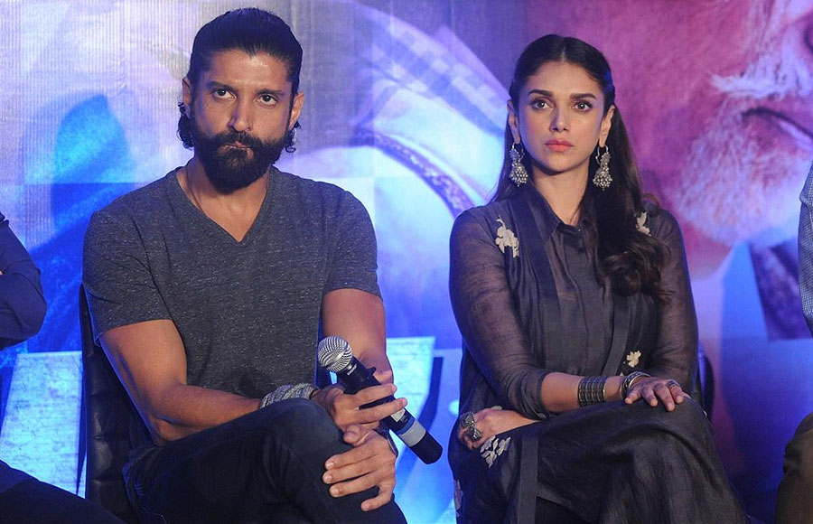 Farhan Akhtar and Aditi Rao Hydari