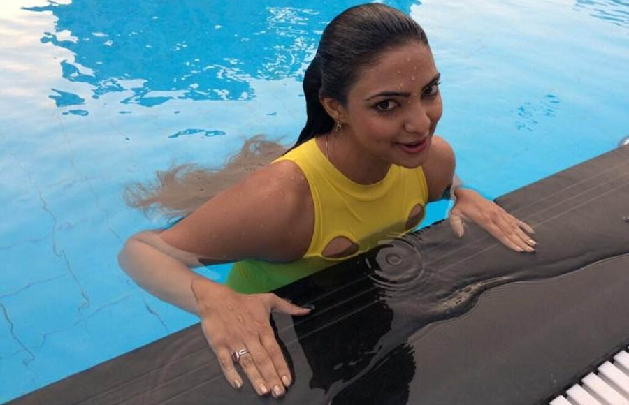 Pooja Banerjee is a champ swimmer