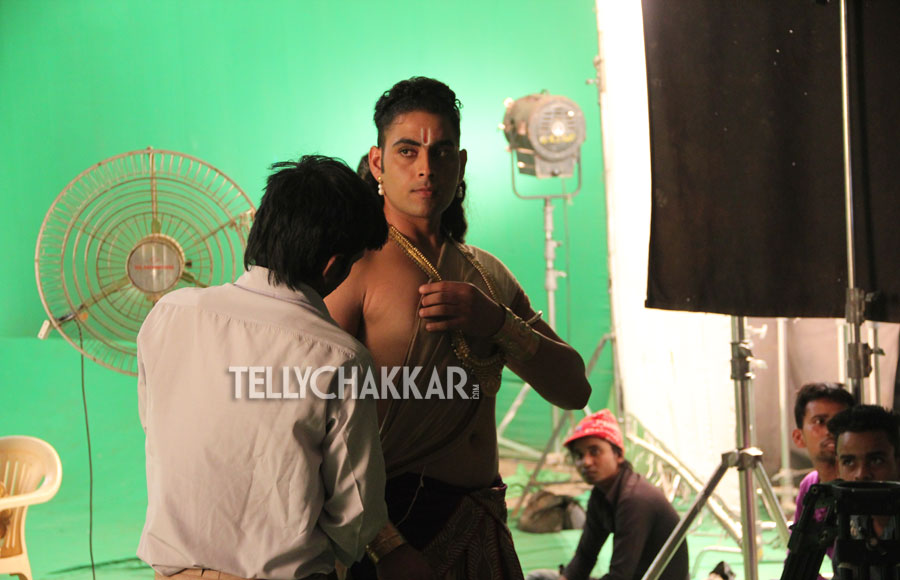 On the sets of Sony TV's Hanumaan