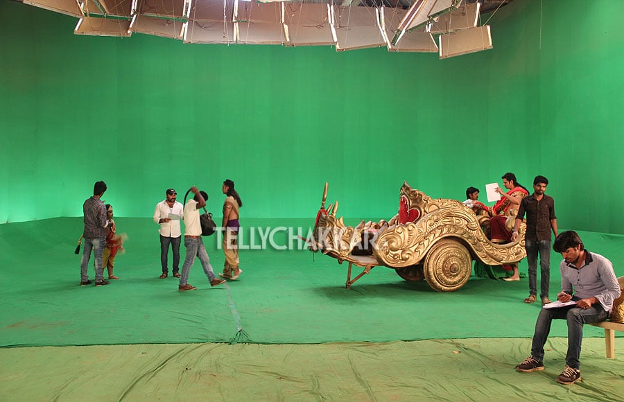 On the sets of Sony TV's Hanumaan