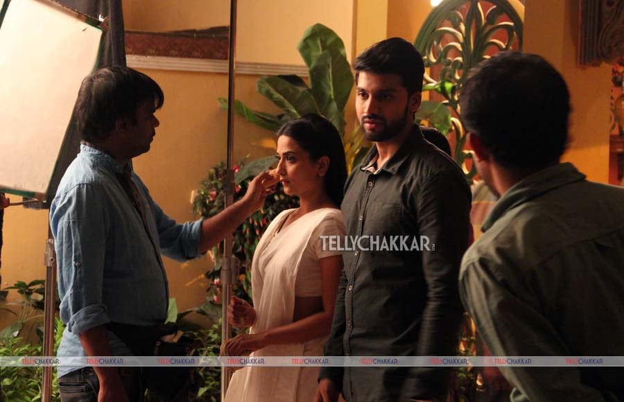 On the sets of &TV's Gangaa