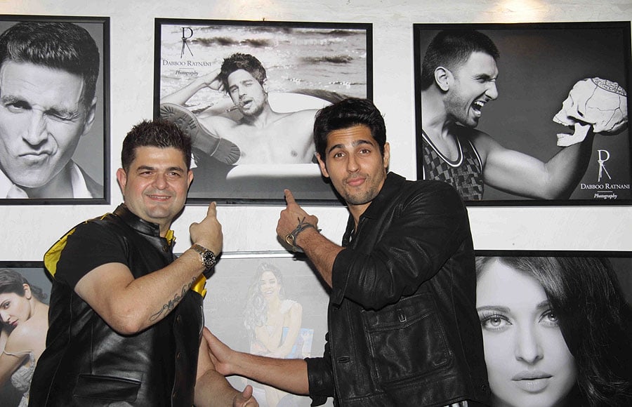 Dabboo Ratnani and Sidharth Malhotra