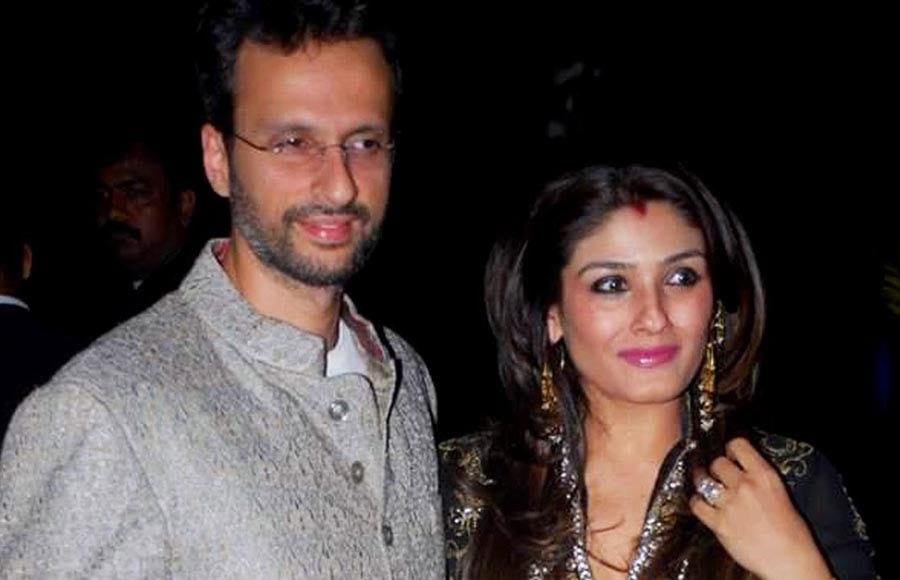 Raveena Tandon and Anil Thadani