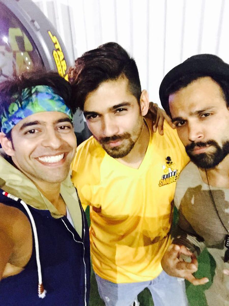 Himmanshoo Malhotra, Vishal Singh and Rithvik Dhanjani