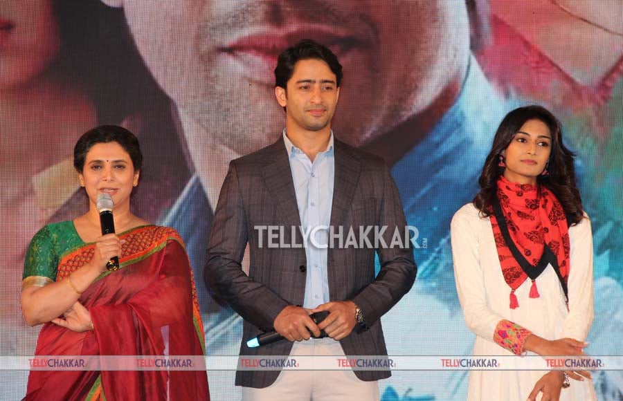 Supriya Pilgaonkar, Shaheer Sheikh and Erica Fernandes