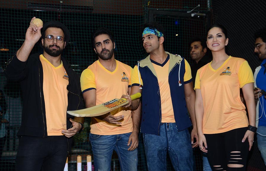 Rithvik Dhanjani, Mayank Gandhi, Himmanshoo Malhotra and Sunny Leone