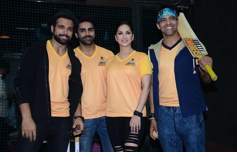 Rithvik Dhanjani, Mayank Gandhi, Sunny Leone and Himmanshoo Malhotra