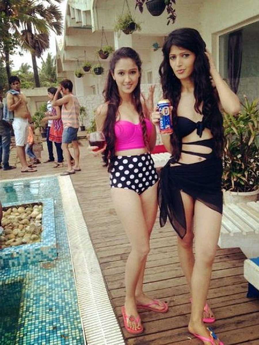 Krissann Barretto and Charlie Chauhan