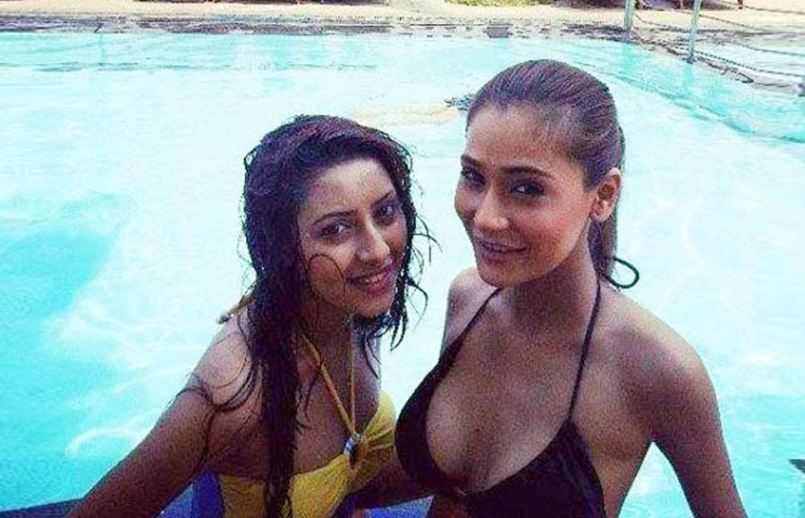 Pratyusha Banerjee and Sara Khan