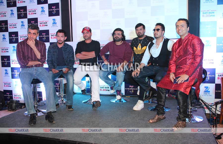 Launch of Zee TV's Sa Re Ga Ma Pa