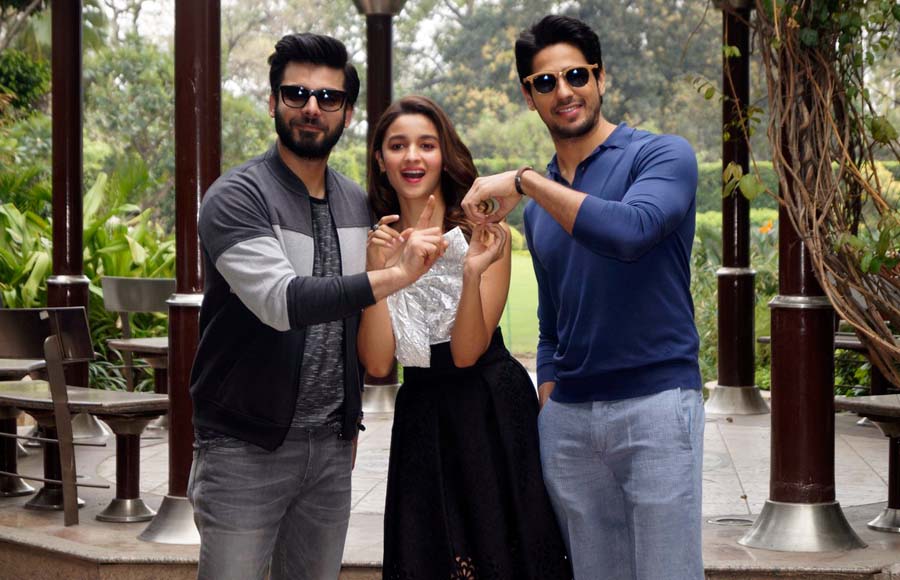  Fawad Khan,Alia Bhatt and Sidharth Malhotra