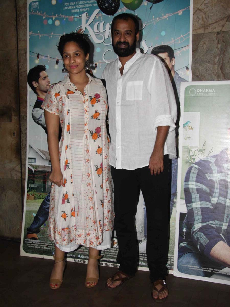 Masaba Gupta with husband