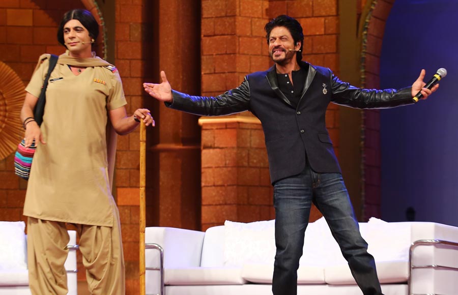 Sunil Grover and Shah Rukh Khan