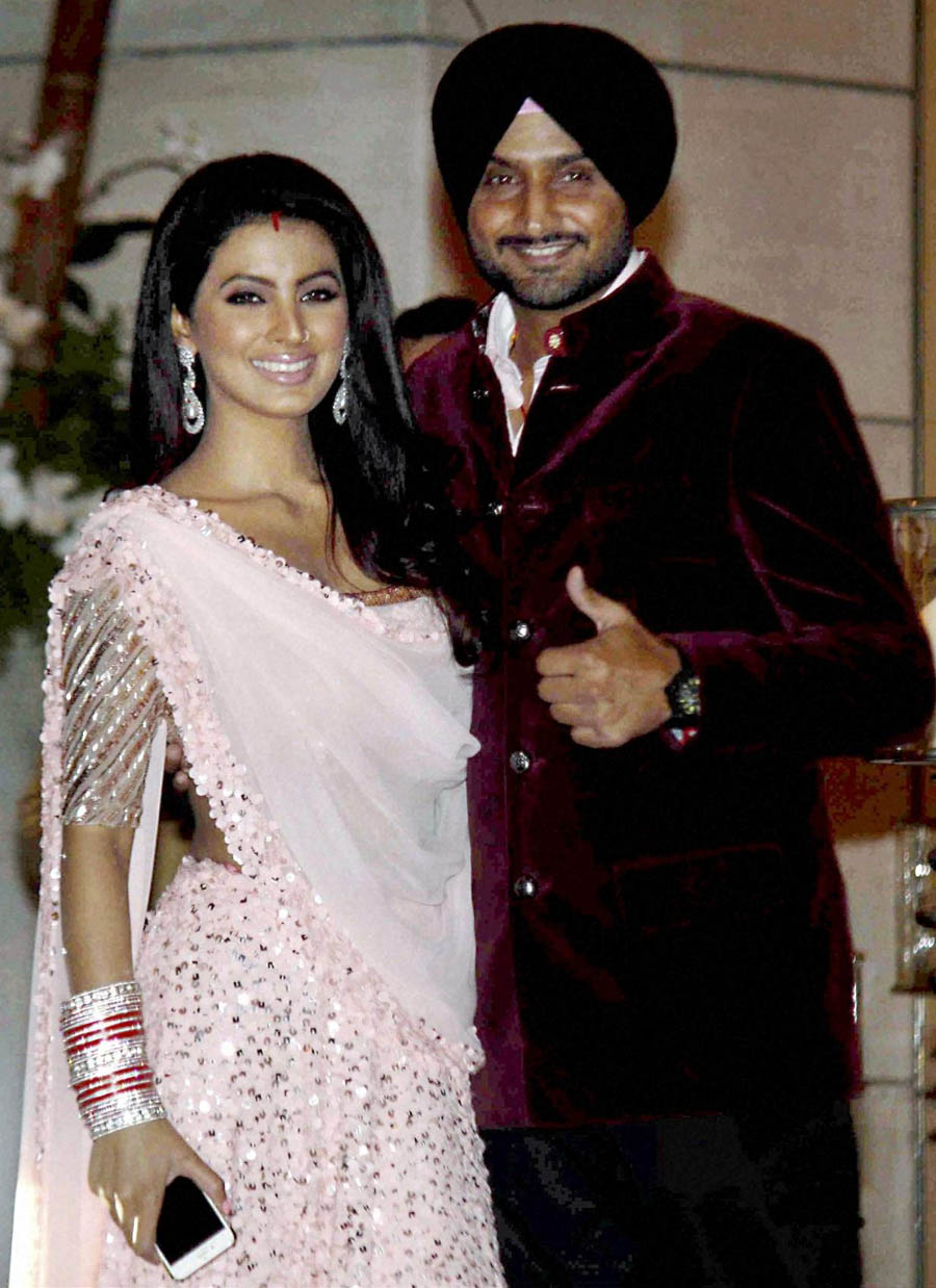 Geeta Basra and Harbhajan Singh