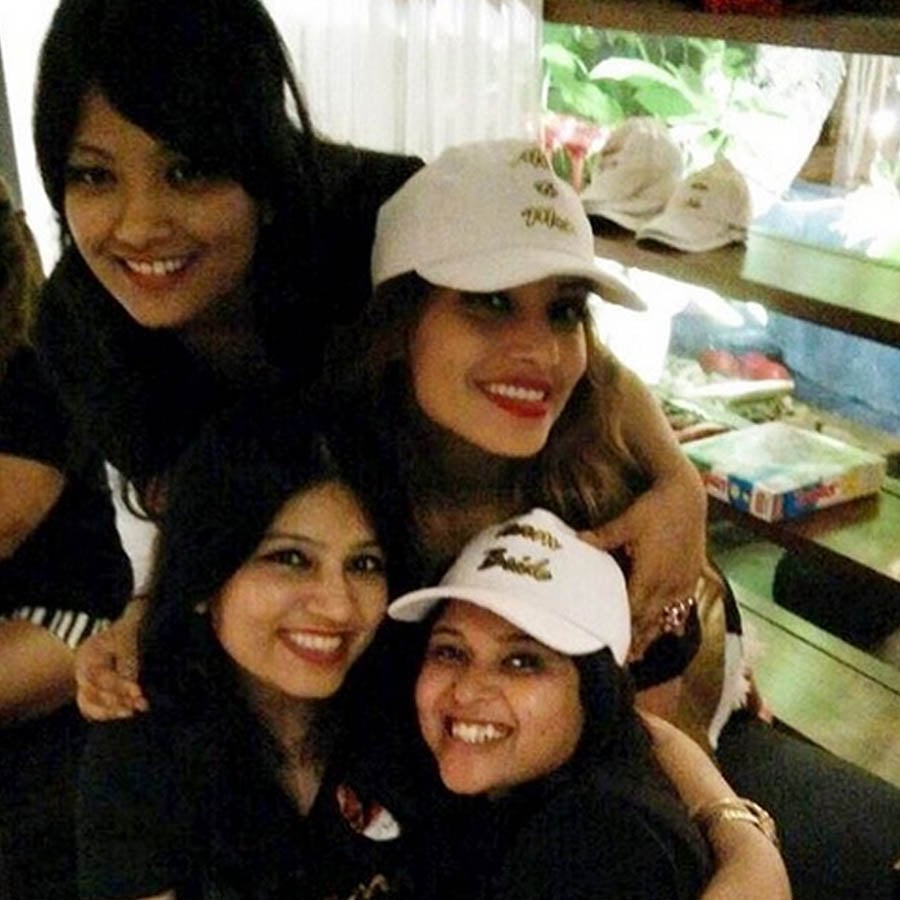 Bipasha Basu with a friend