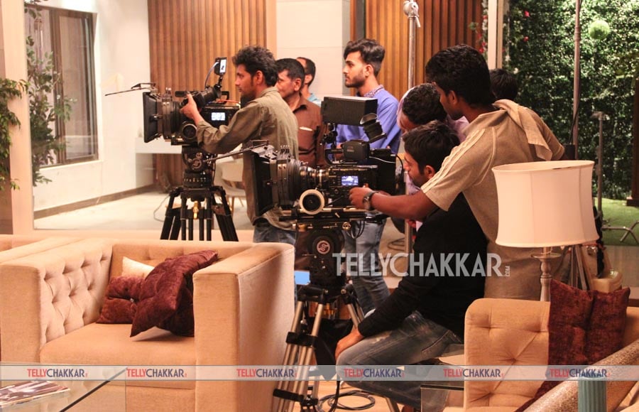 On the sets of Sony TV's Kuch Rang Pyar Ke Aise Bhi