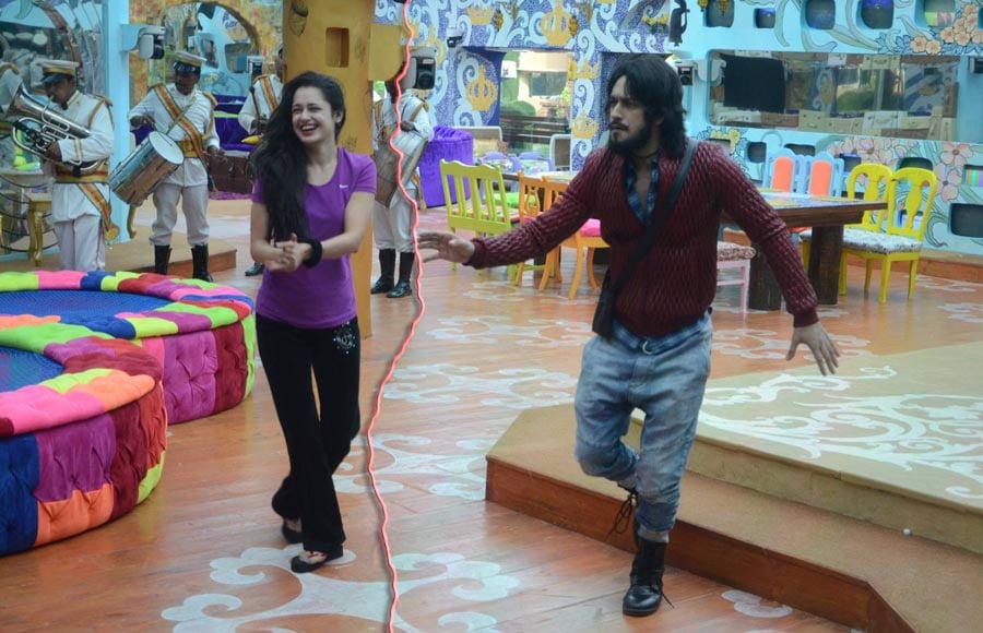 Rishabh Sinha and Yuvika Choudhary (Bigg Boss 9)