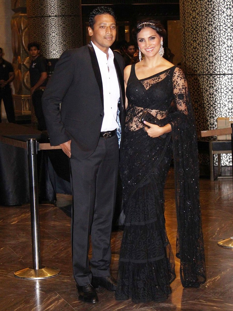 Lara Dutta with husband Mahesh Bhupathi