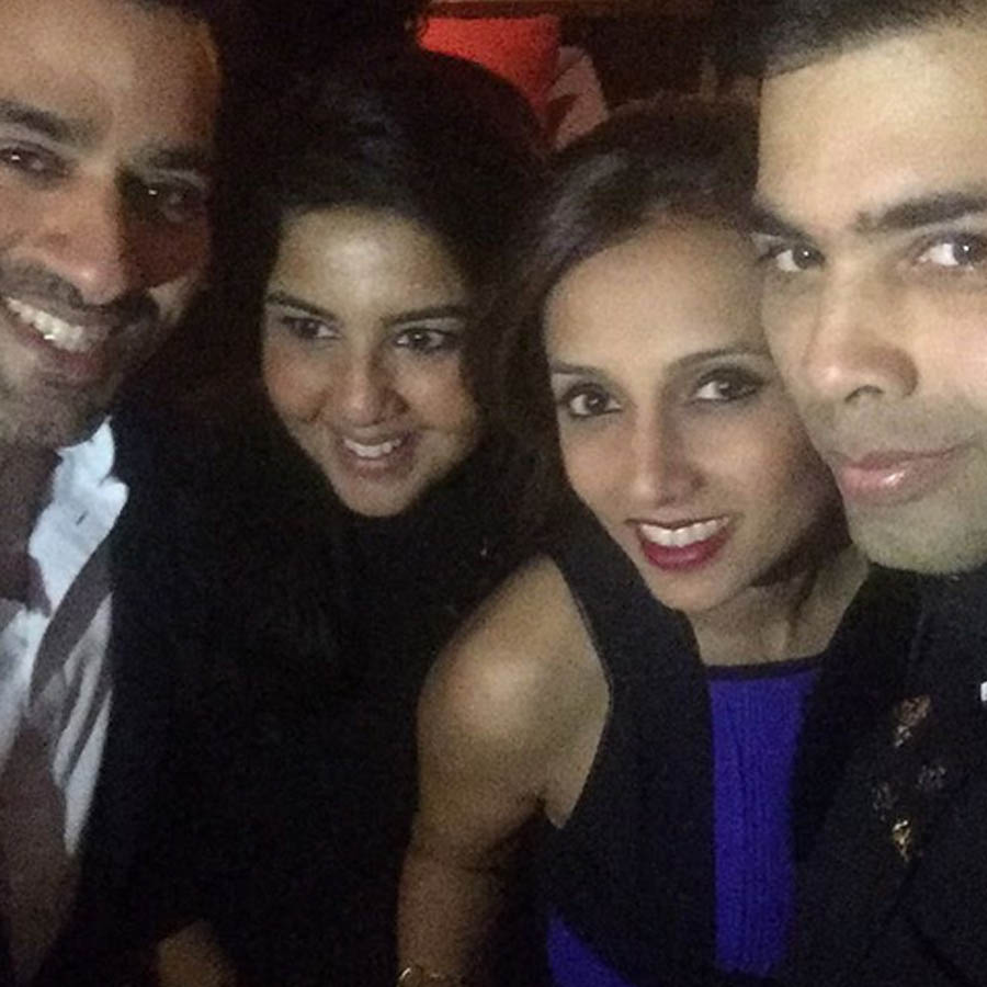 Karan Johar with friends