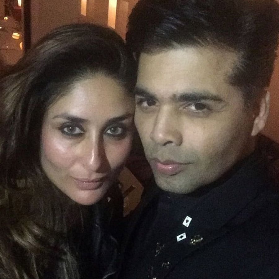 Kareena Kapoor Khan with Karan Johar