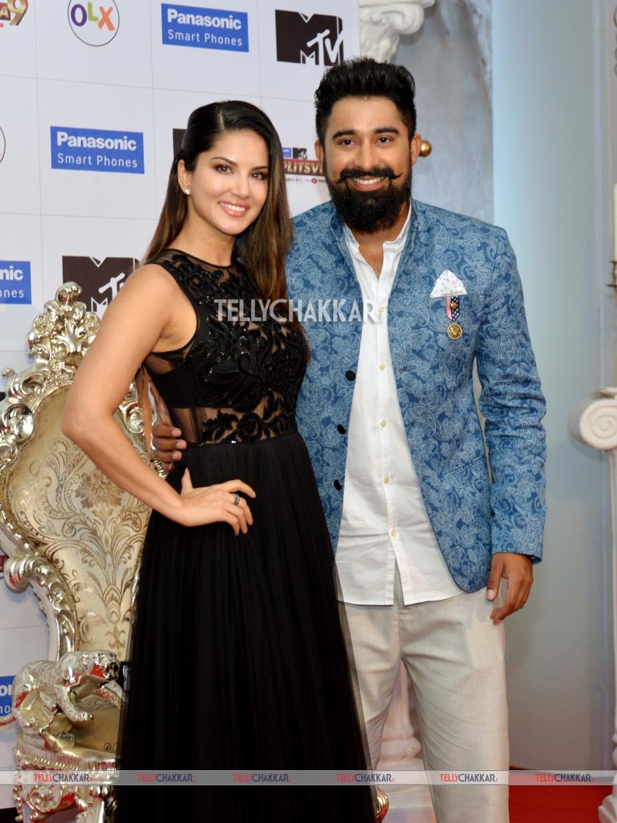 Sunny Leone and Rannvijay Singh