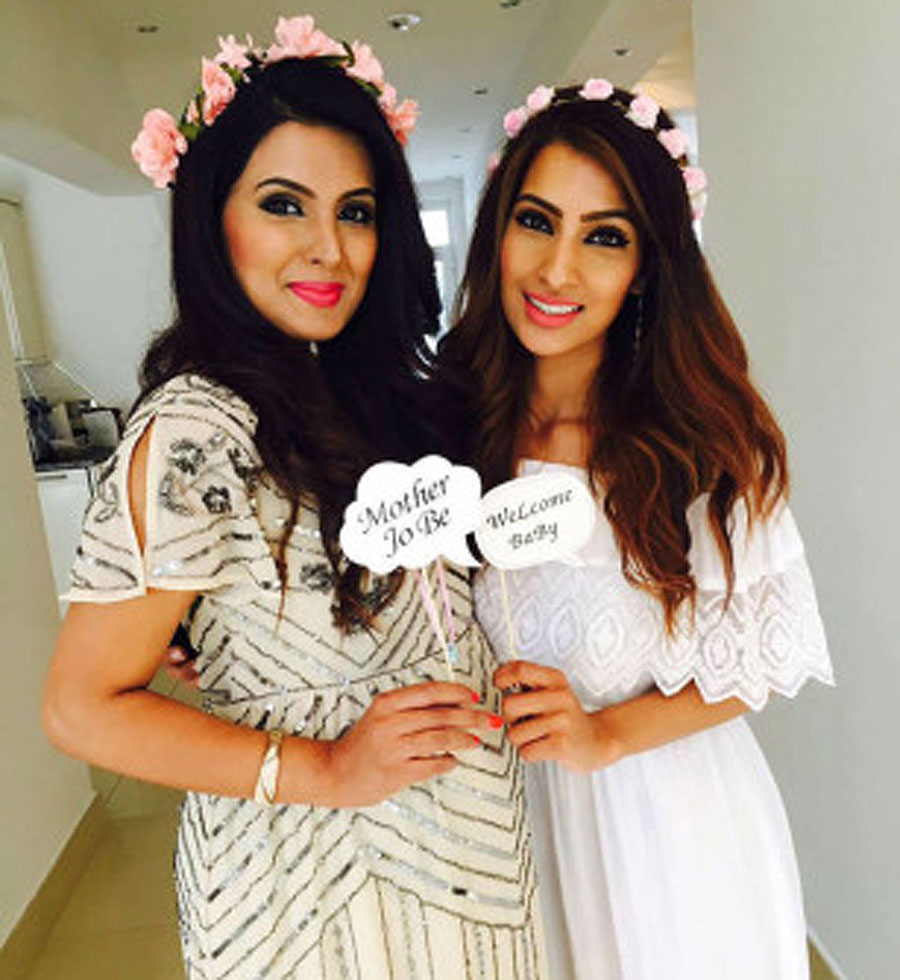 Geeta Basra with friend