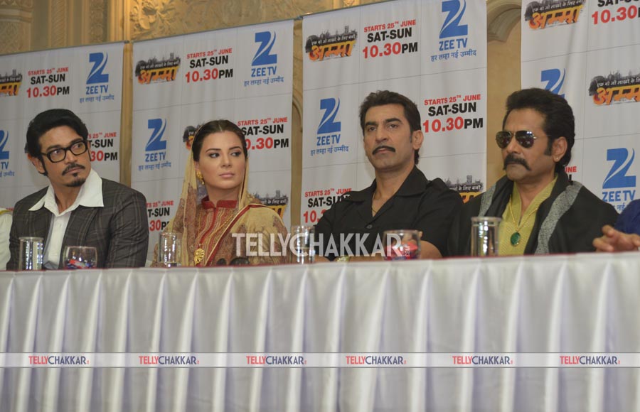 Shahwar Ali, Urvashi Sharma, Nawab Shah and Deep Raj Rana