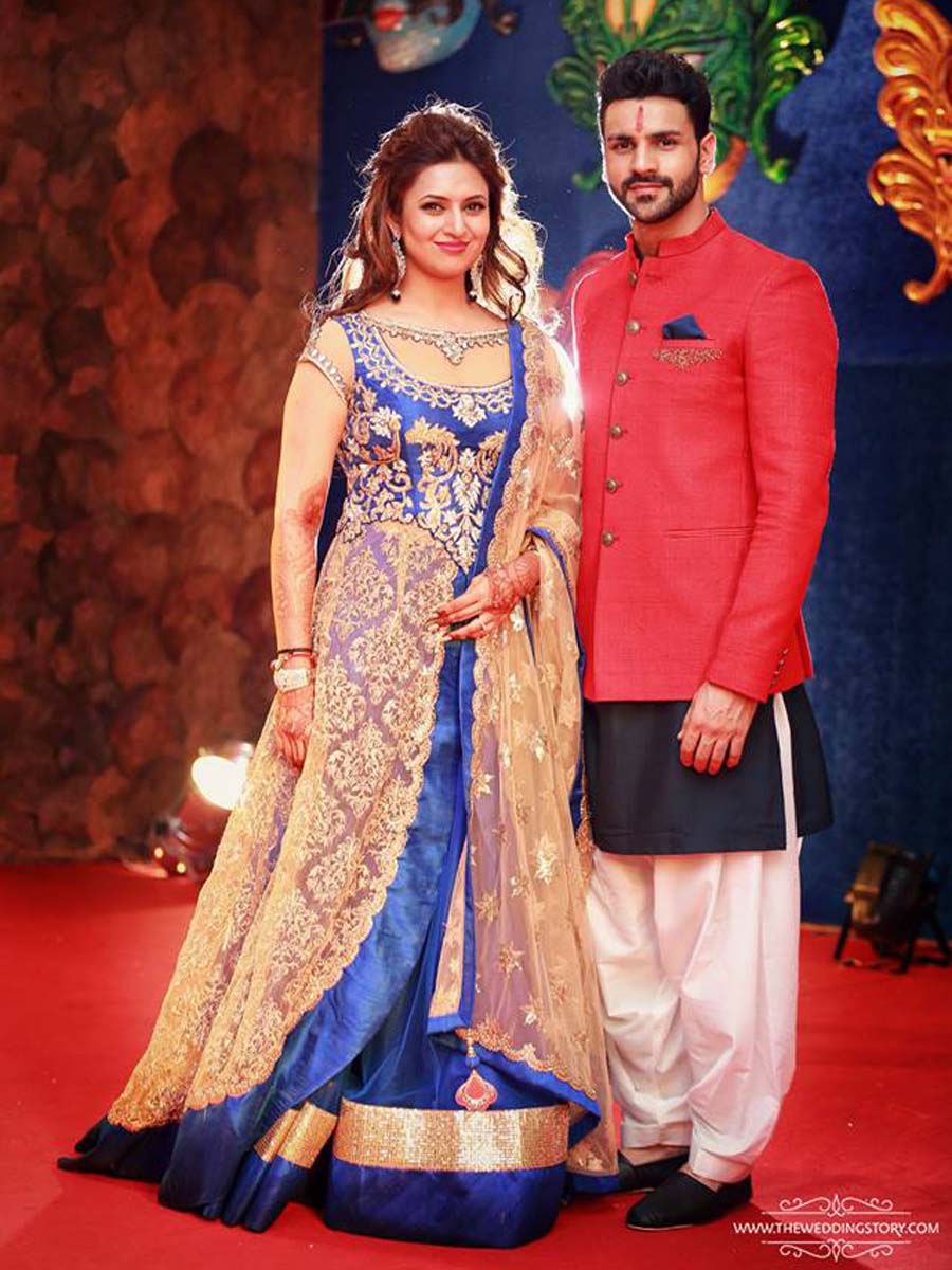 Divyanka Tripathi and Vivek Dahiya (Source: The Wedding Story)