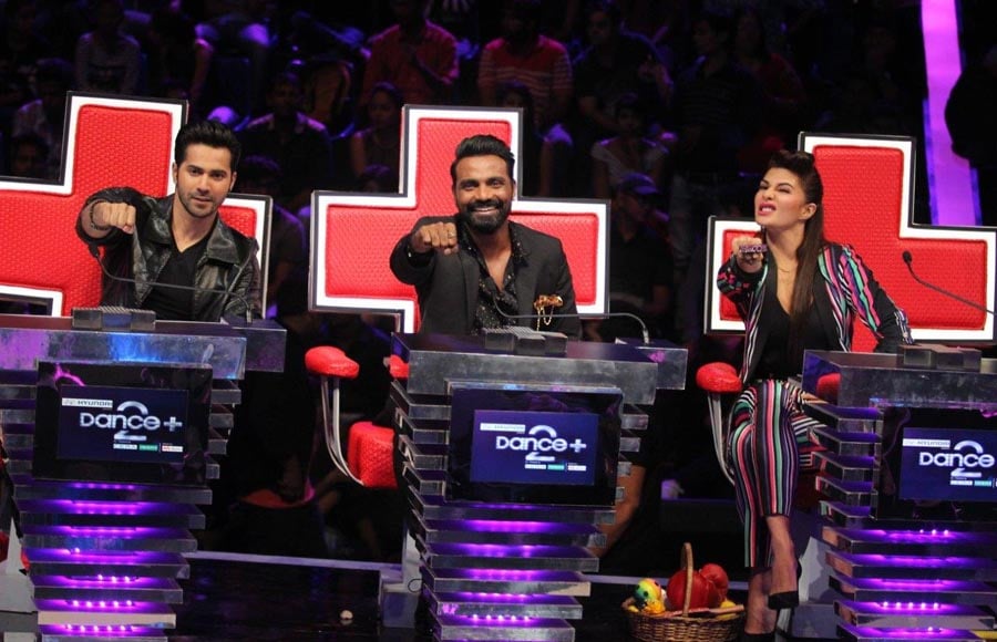 Remo D'souza, Varun Dhawan and Jacqueline Fernandez