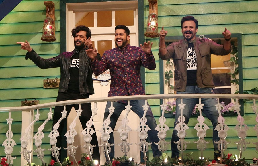 Riteish Deshmukh, Aftab Shivdasani and Vivek Oberoi