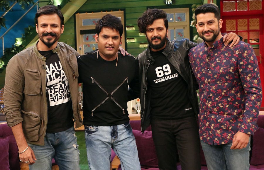 Riteish Deshmukh, Aftab Shivdasani, Vivek Oberoi and Kapil Sharma