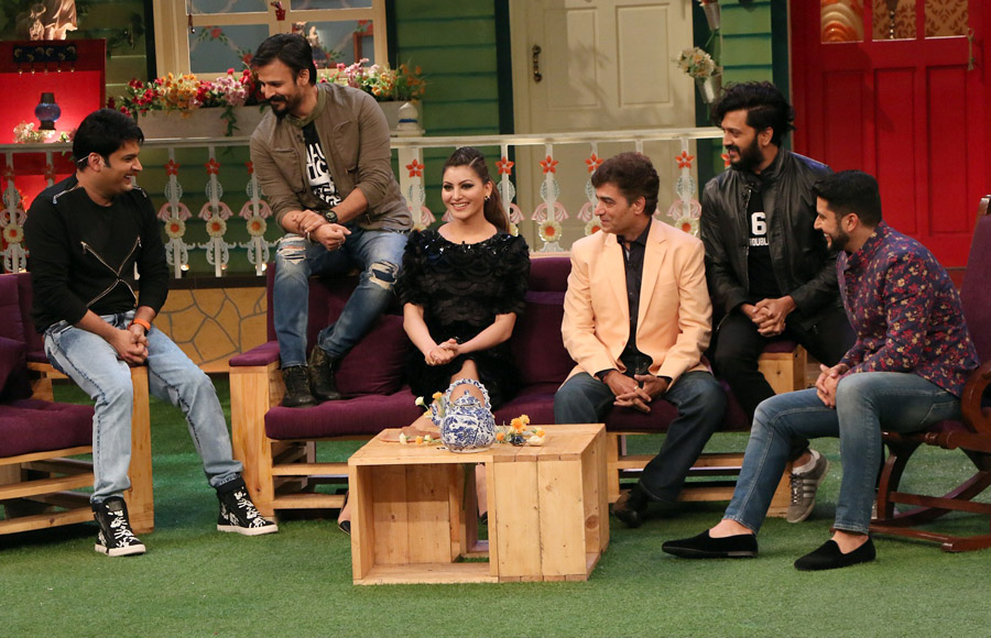 Riteish Deshmukh, Aftab Shivdasani, Vivek Oberoi, Kapil Sharma and Urvashi Rautela