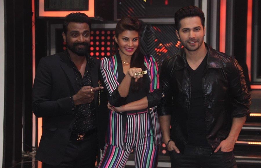 Remo D'souza, Varun Dhawan and Jacqueline Fernandez