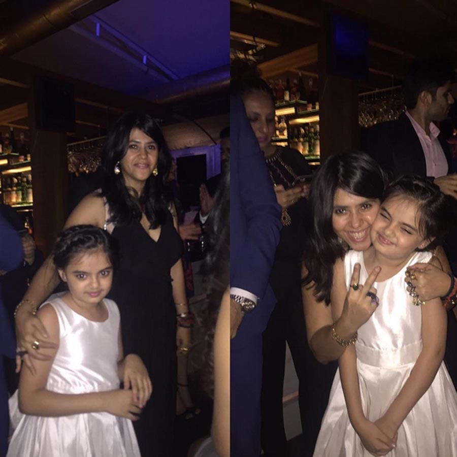 Ekta Kapoor and Ruhaanika Dhawan