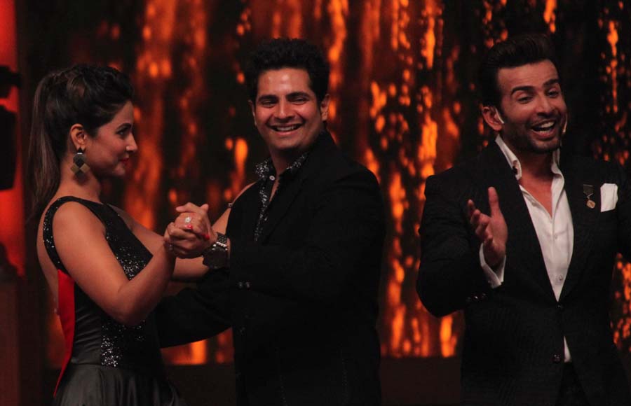 Hina Khan, Karan Mehra and Jay Bhanushali