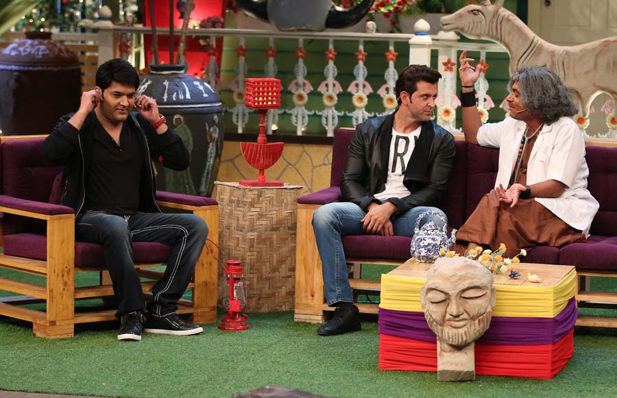 Hrithik Roshan, Sunil Grover and Kapil Sharma