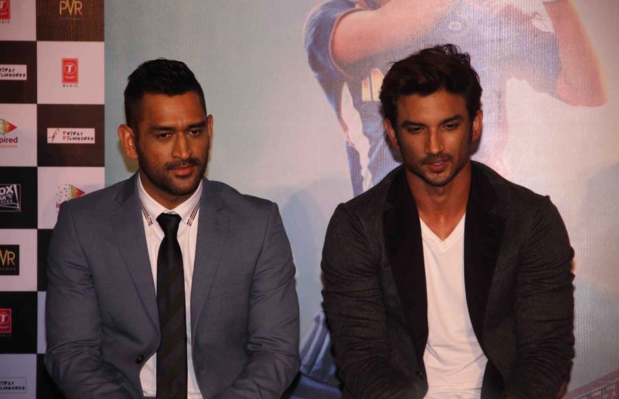 Mahendra Singh Dhoni and Sushant Singh Rajput