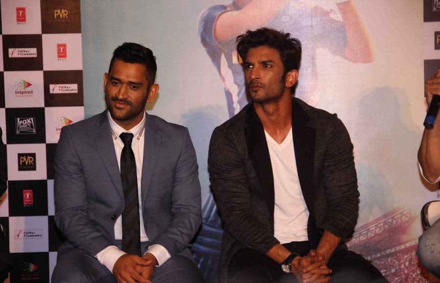 Mahendra Singh Dhoni and Sushant Singh Rajput